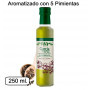 Aceite de Oliva Virgen Extra aromatizado con 5 pimientas